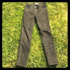 Madewell J Crew Skinny Jeans Black Size 25